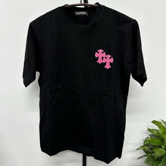 Chrome Hearts black embroidered short-sleeved T-shirt - Picture 2 of 6